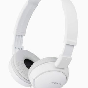 Sony ZX Series Wired On-Ear Headphones, White